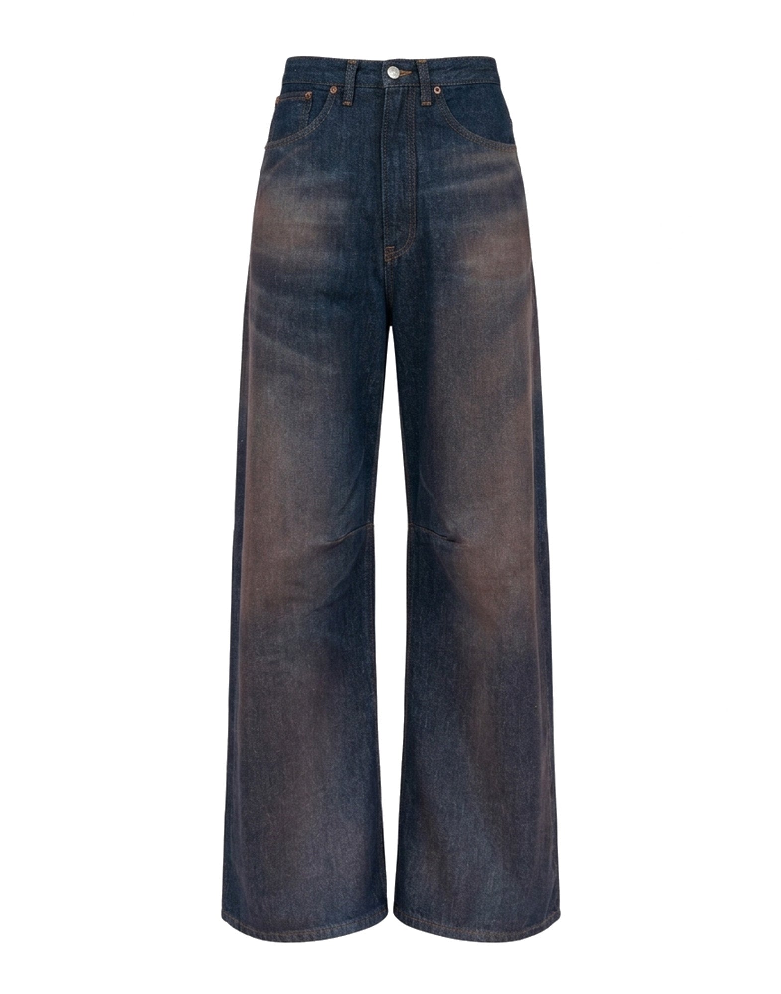 MM6 MAISON MARGIELA Jeans 5 Tasche in Denim Blu