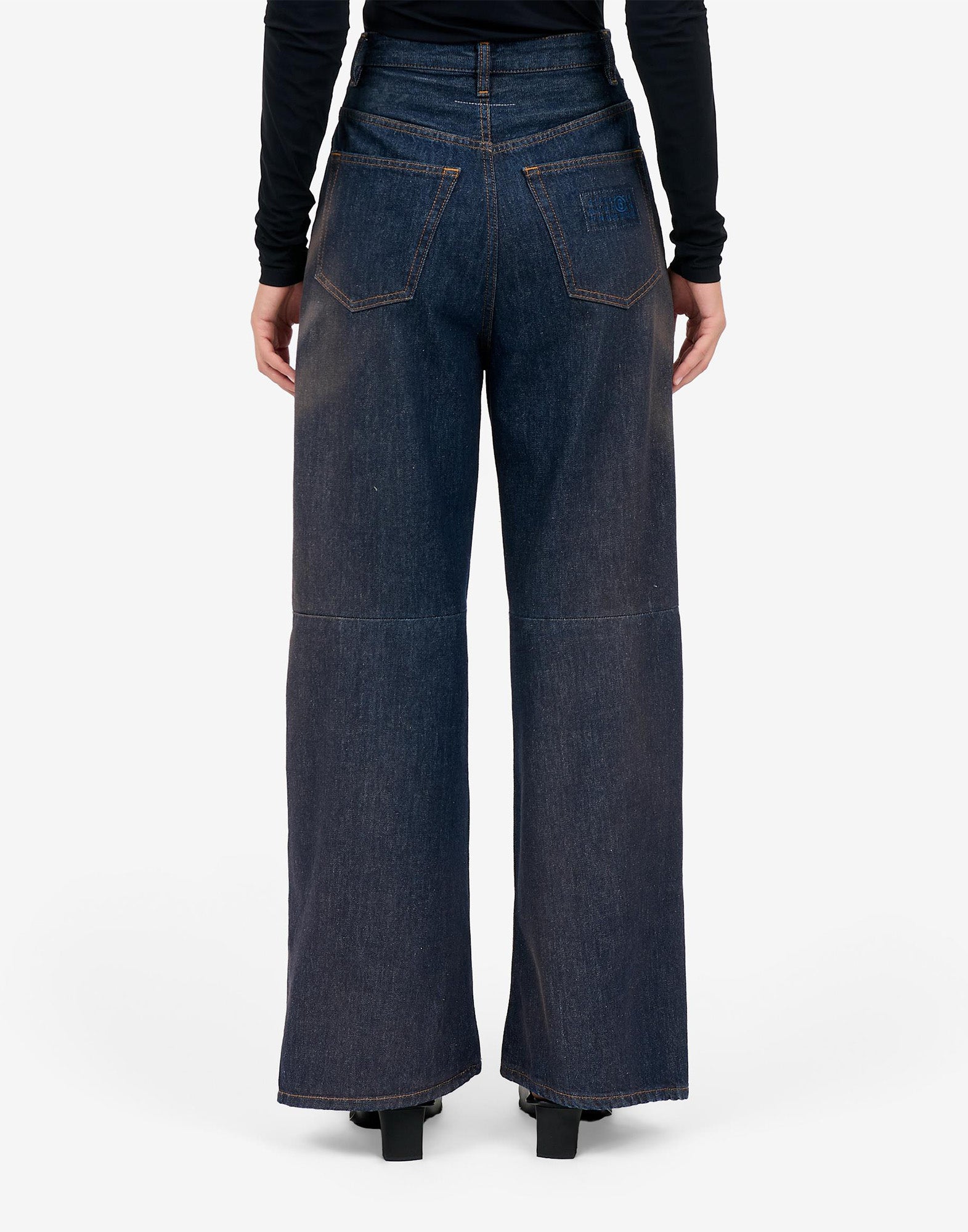 MM6 MAISON MARGIELA Jeans 5 Tasche in Denim Blu