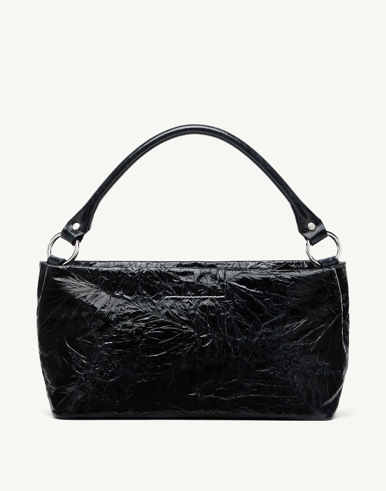 MM6 MAISON MARGIELA Hobo Bag Numeric in Pelle Stropicciata