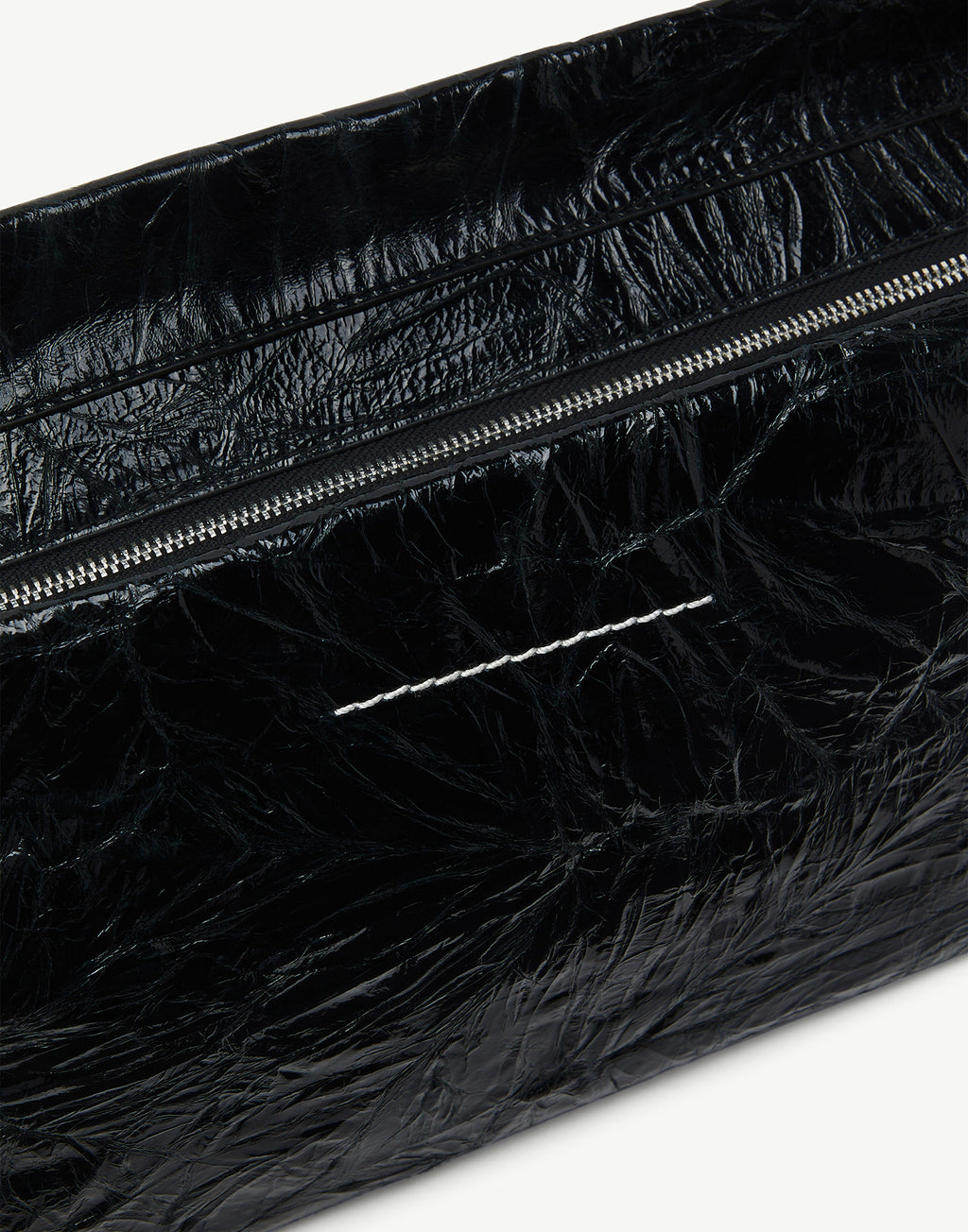 MM6 MAISON MARGIELA Hobo Bag Numeric in Pelle Stropicciata