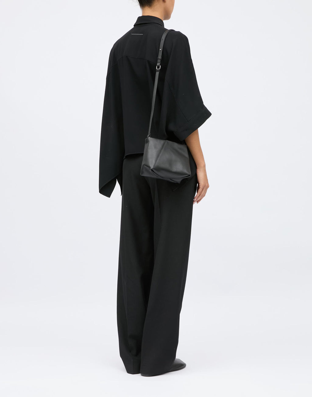 MM6 MAISON MARGIELA Borsa a Tracolla Japanese in Pelle Nera