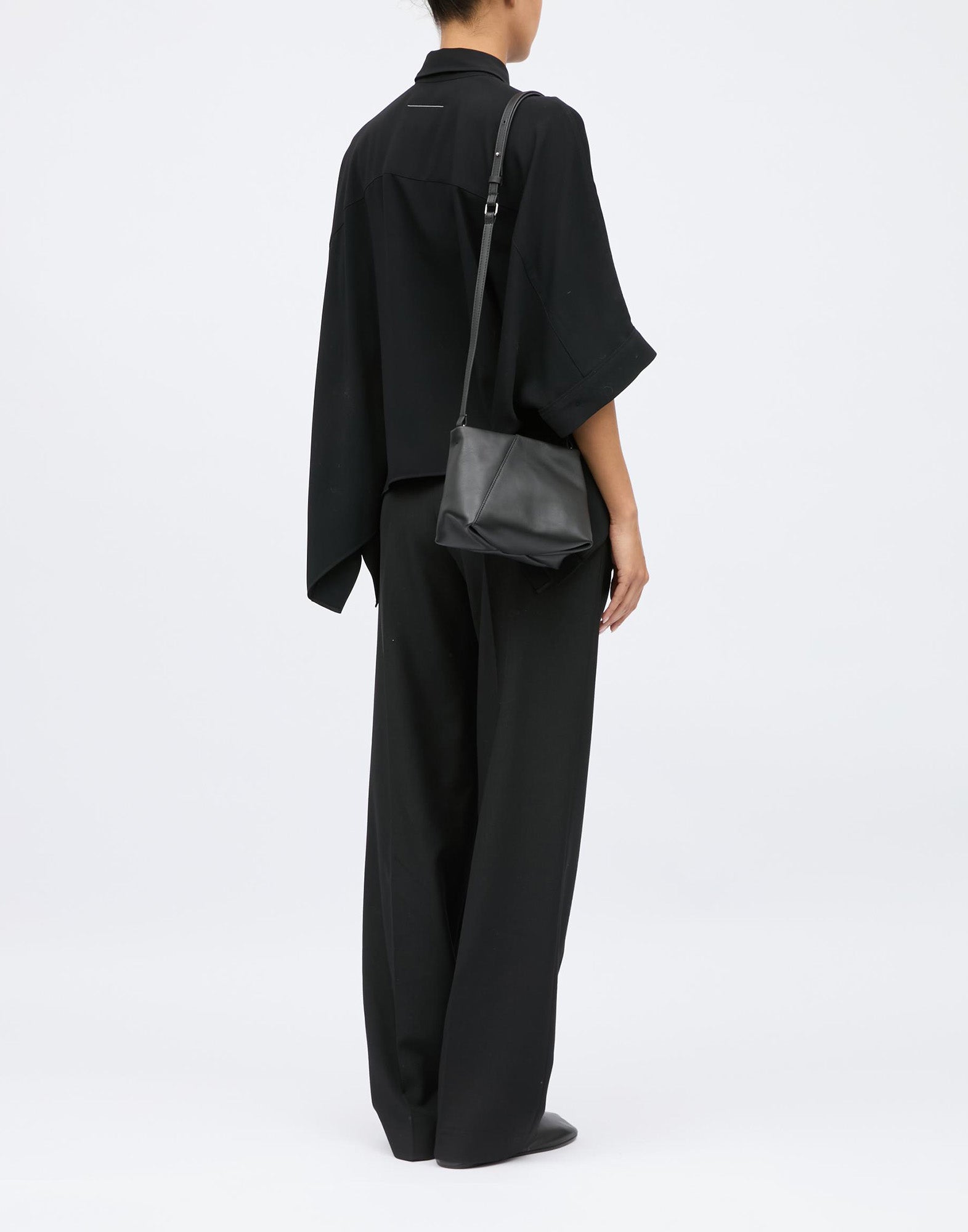 MM6 MAISON MARGIELA Borsa a Tracolla Japanese in Pelle Nera