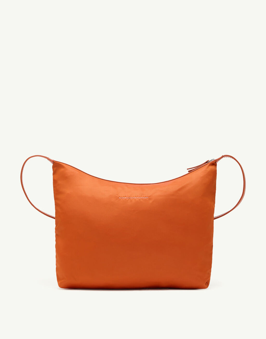 MM6 MAISON MARGIELA Numeric Crossbody Bag in Nylon Orange Tiger