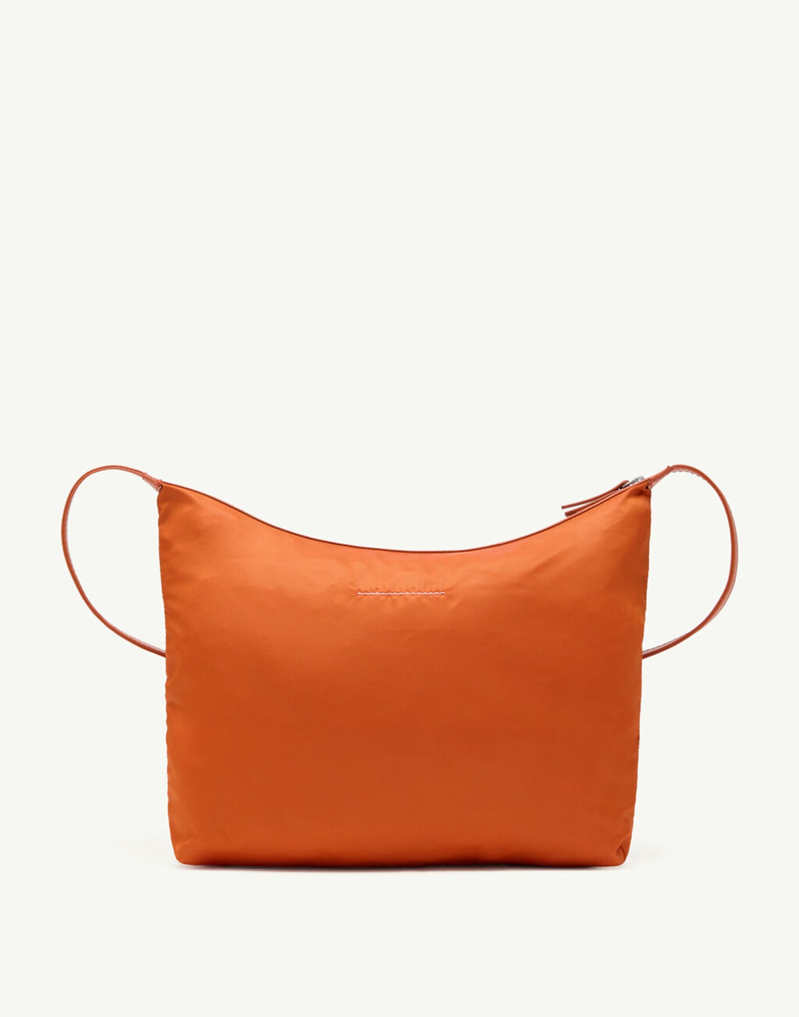 MM6 MAISON MARGIELA Numeric Crossbody Bag in Nylon Orange Tiger