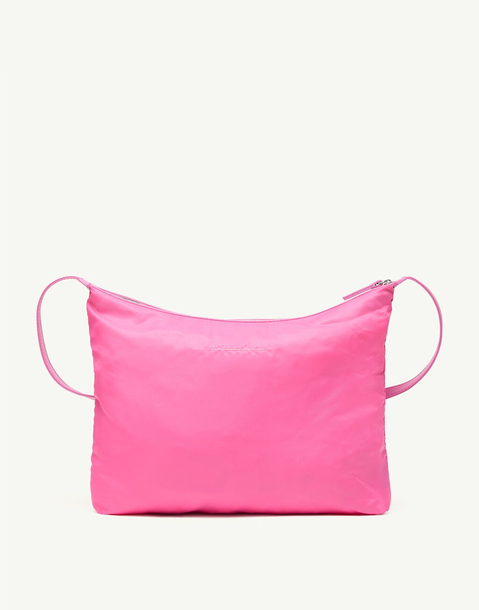 MM6 MAISON MARGIELA Numeric Crossbody Bag in Nylon Carmine Rose