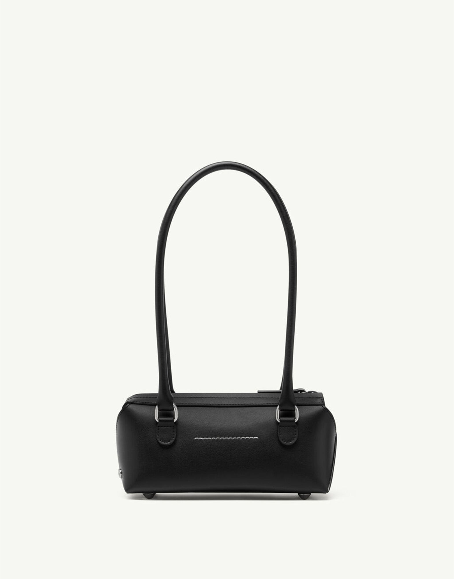 MM6 MAISON MARGIELA Bauletto Shoulder Bag in Pelle Liscia Black