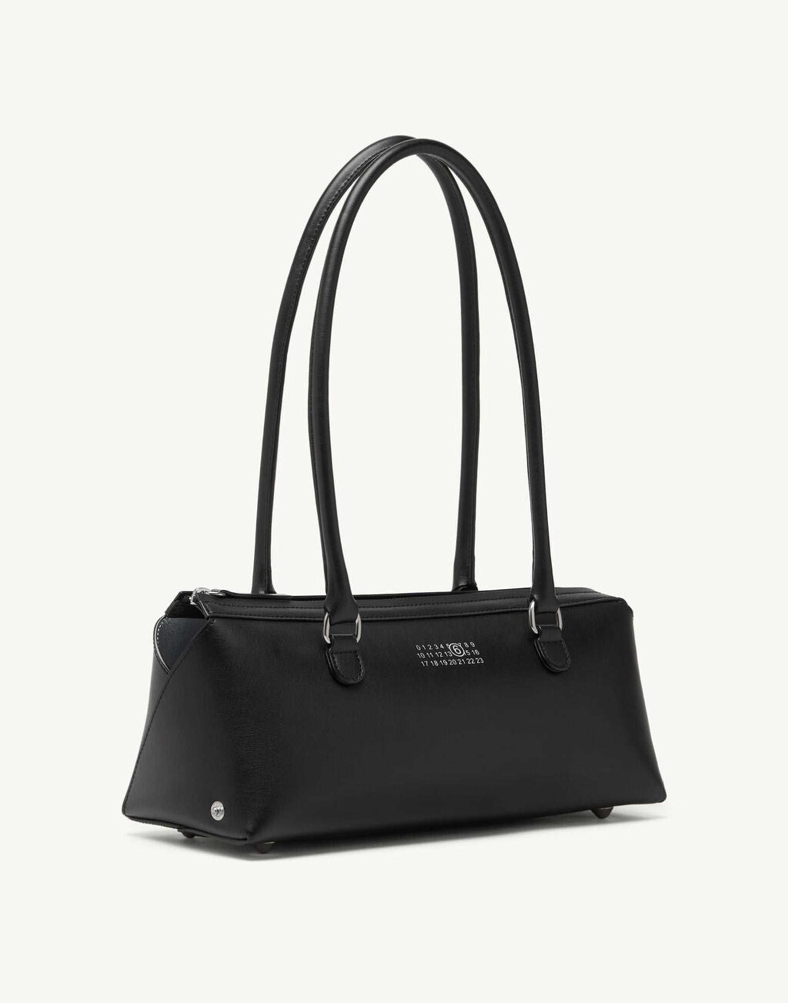 MM6 MAISON MARGIELA Bauletto a Tracolla in Pelle Nero