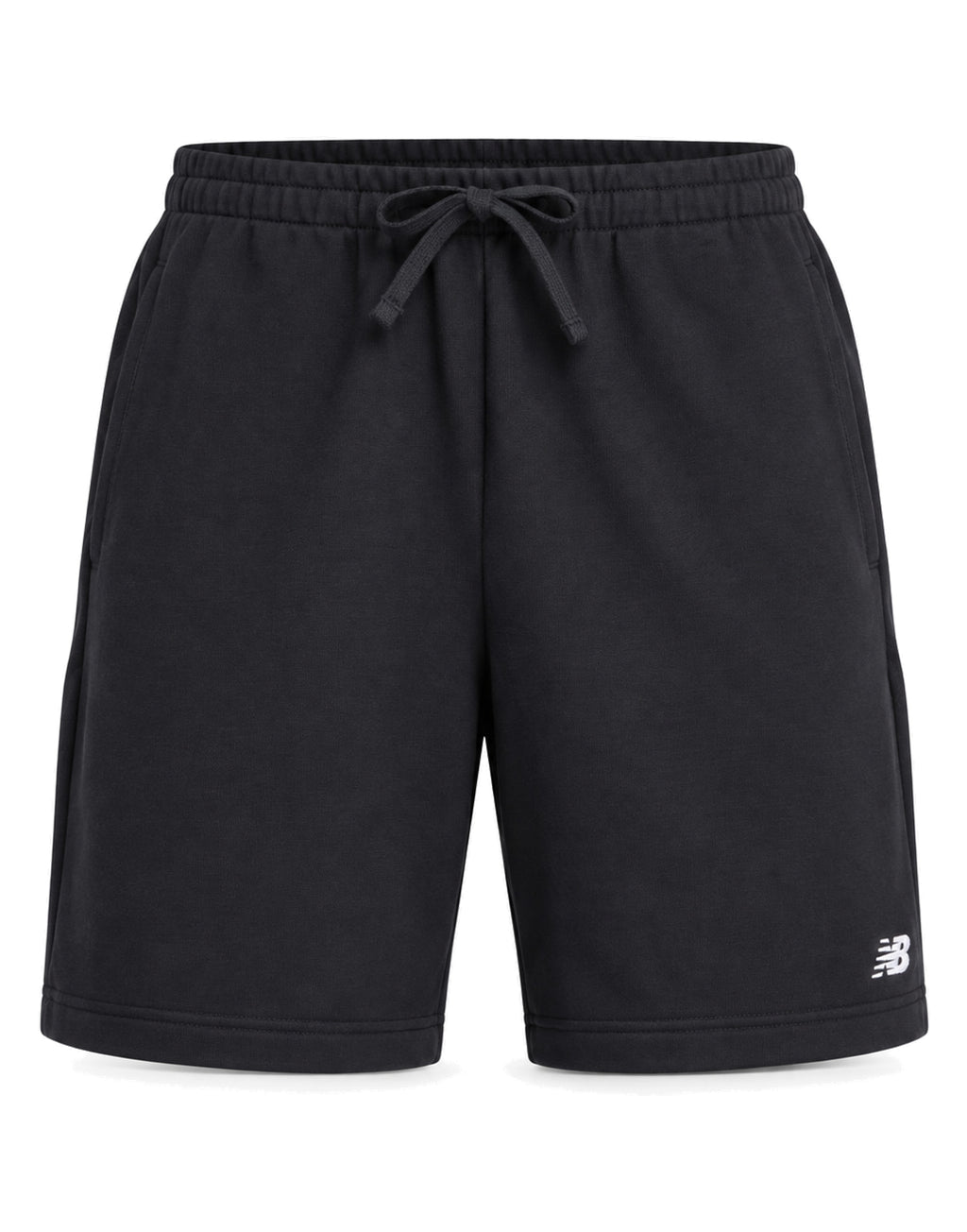 NEW BALANCE Bermuda Sport Essentials in French Terry Nero