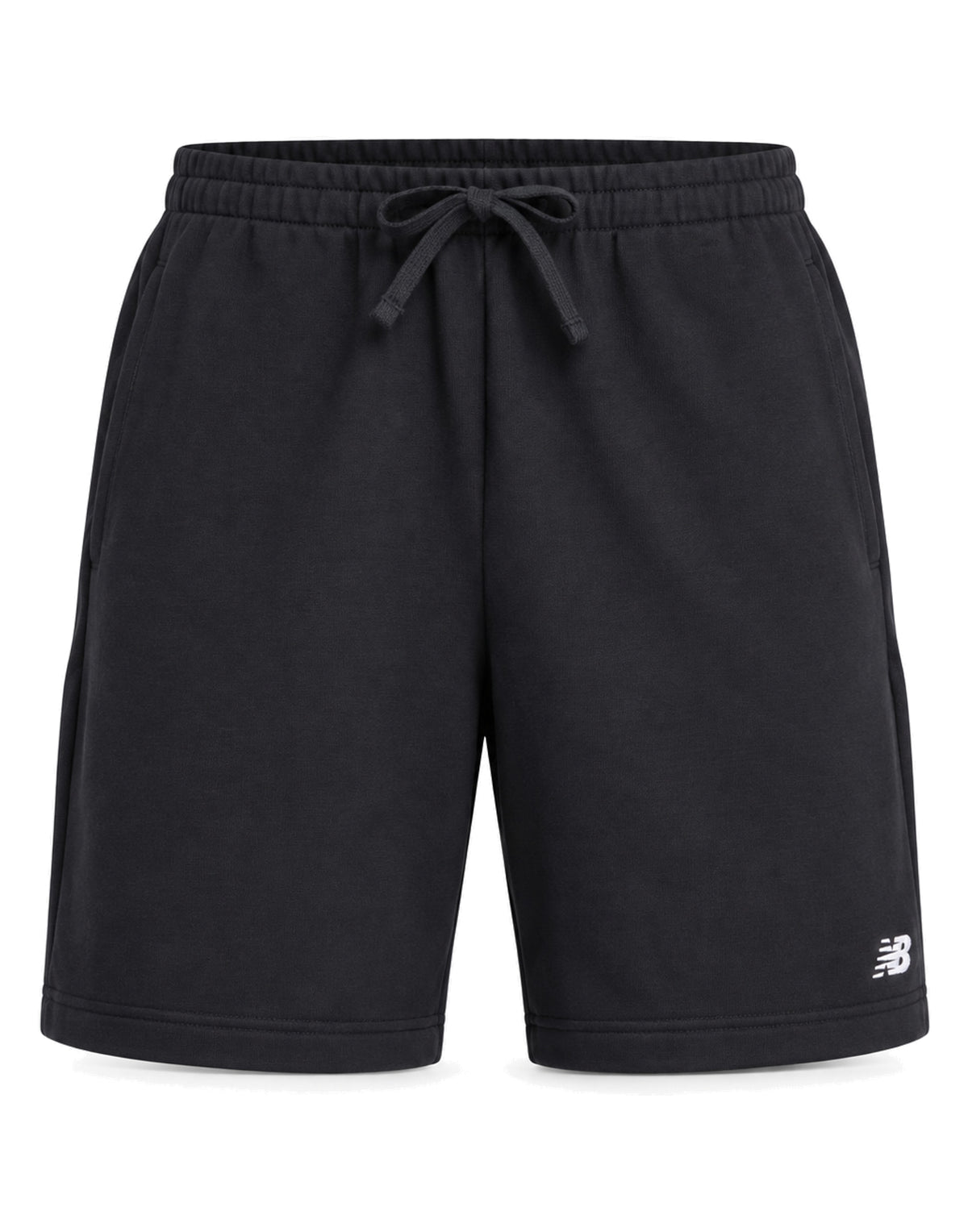 NEW BALANCE Bermuda Sport Essentials in French Terry Nero