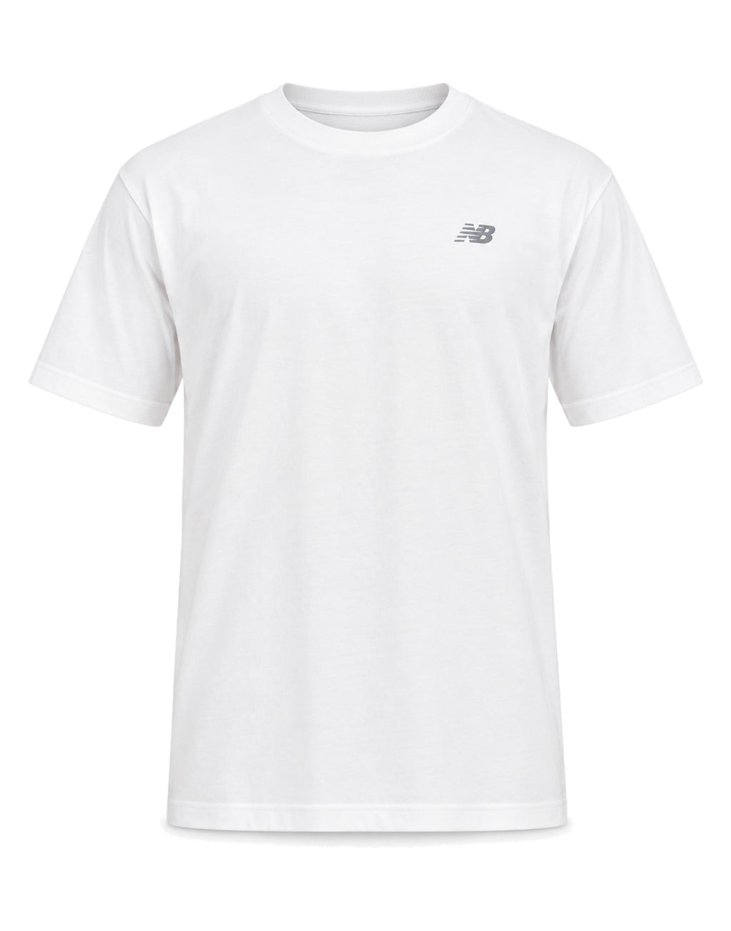 NEW BALANCE T-Shirt Sport Essentials in Cotone Bianco