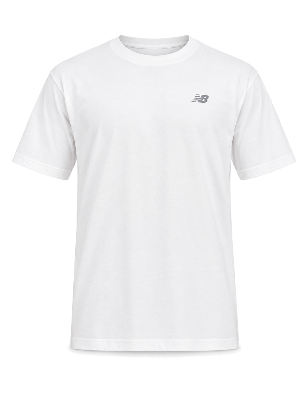 NEW BALANCE T-Shirt Sport Essentials in Cotone Bianco