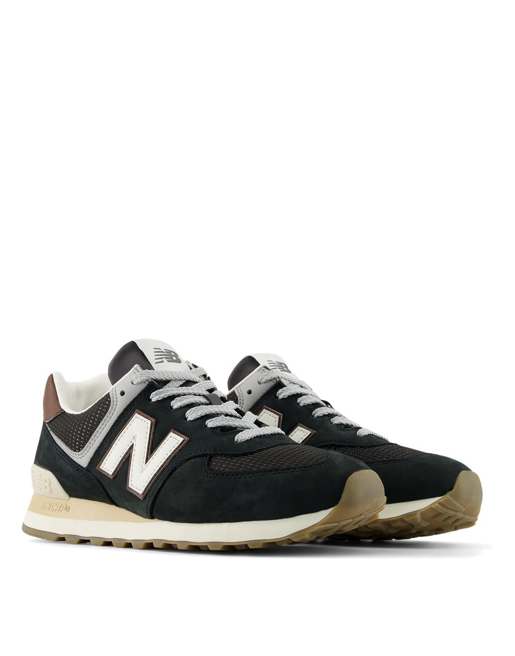 NEW BALANCE Sneakers 574 Verde Scuro e Nero