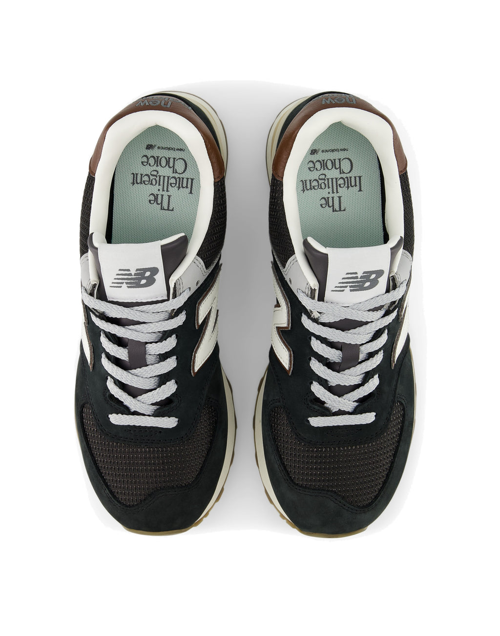 NEW BALANCE Sneakers 574 Verde Scuro e Nero