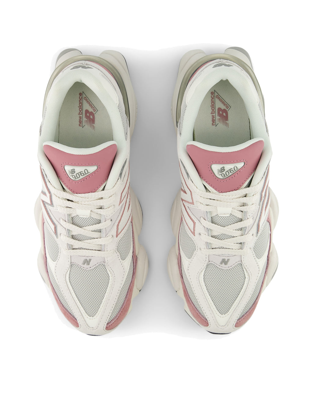 NEW BALANCE Sneakers 9060 Bianco e Rosa