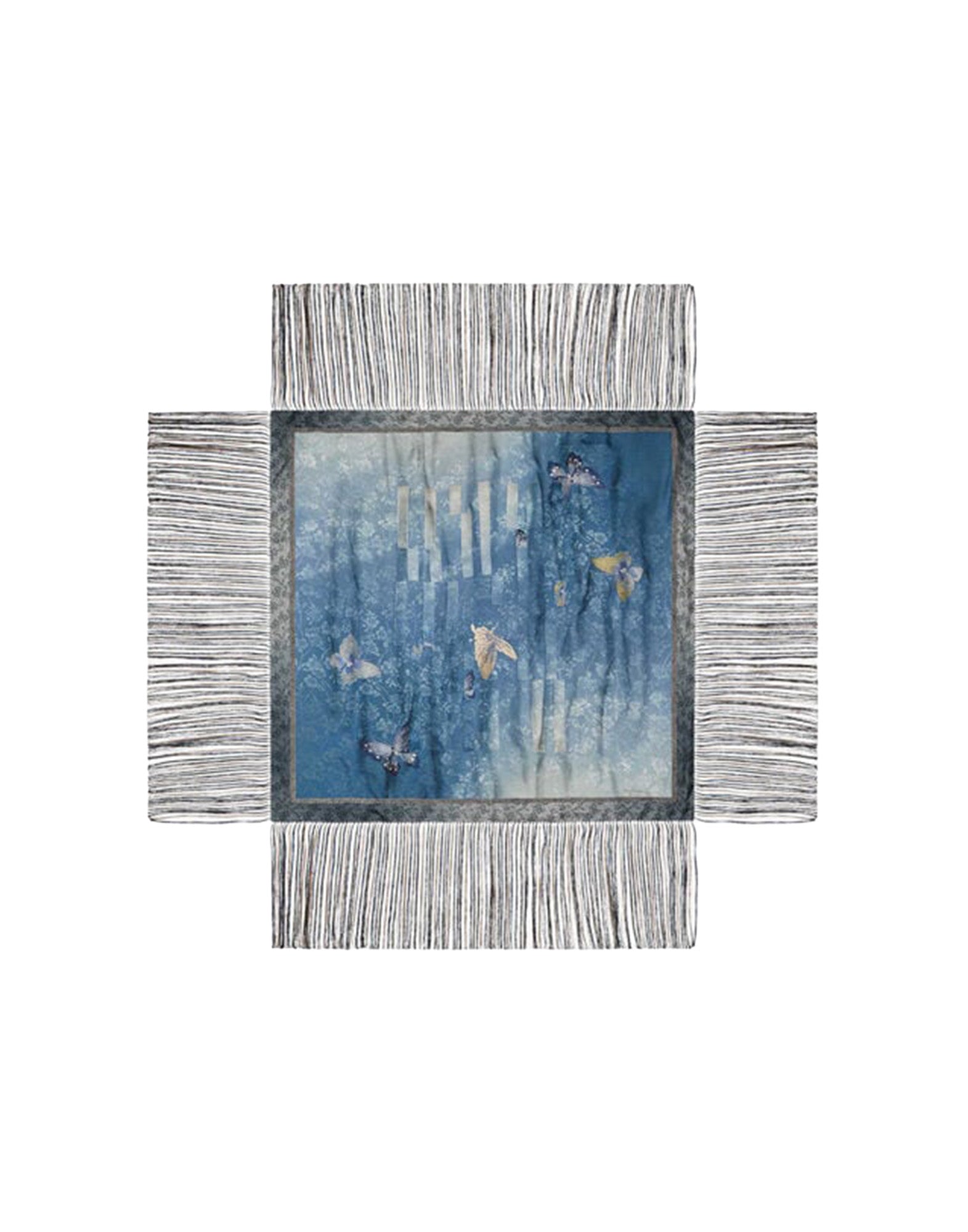 PIERRE-LOUIS MASCIA Scialle in Seta con Stampa Cielo Velato