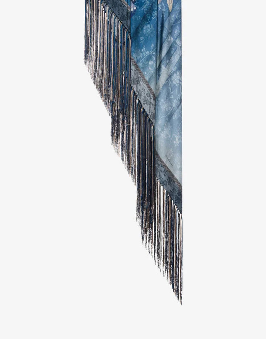 PIERRE-LOUIS MASCIA Scialle in Seta con Stampa Cielo Velato