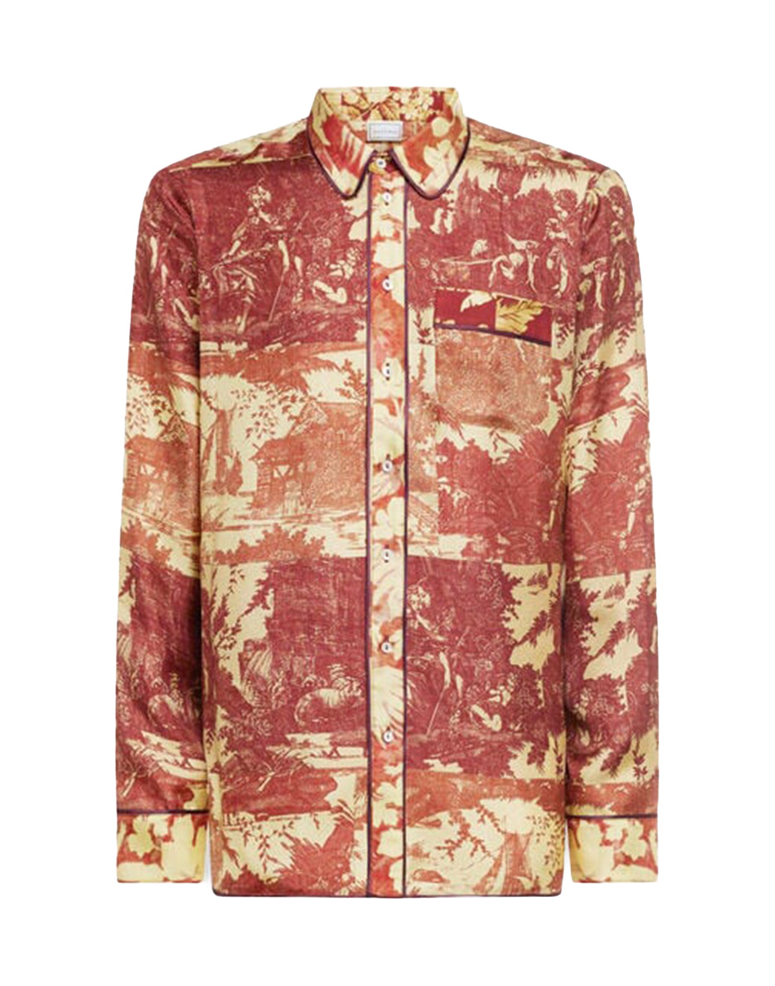 PIERRE-LOUIS MASCIA Camicia in Seta Stampa Barocco