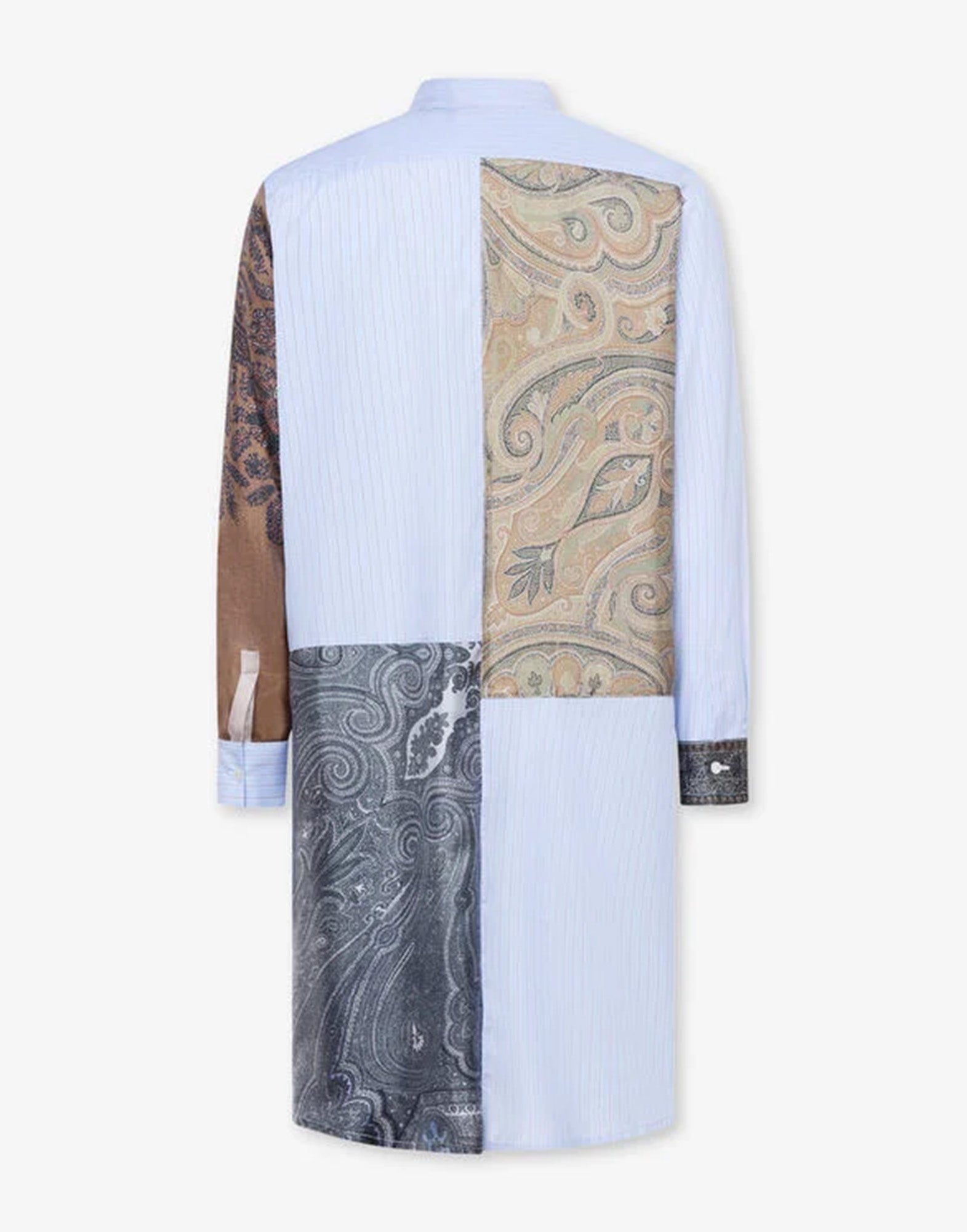 PIERRE-LOUIS MASCIA Chemisiser in Cotone e Seta Stampa Corallo Antico