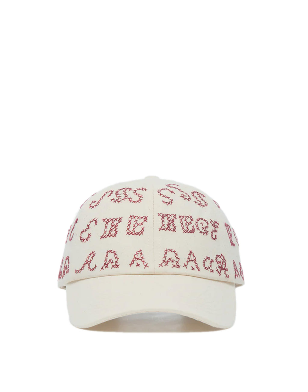 SEA NY Kit Cappello Ricamato in Cotone Cream
