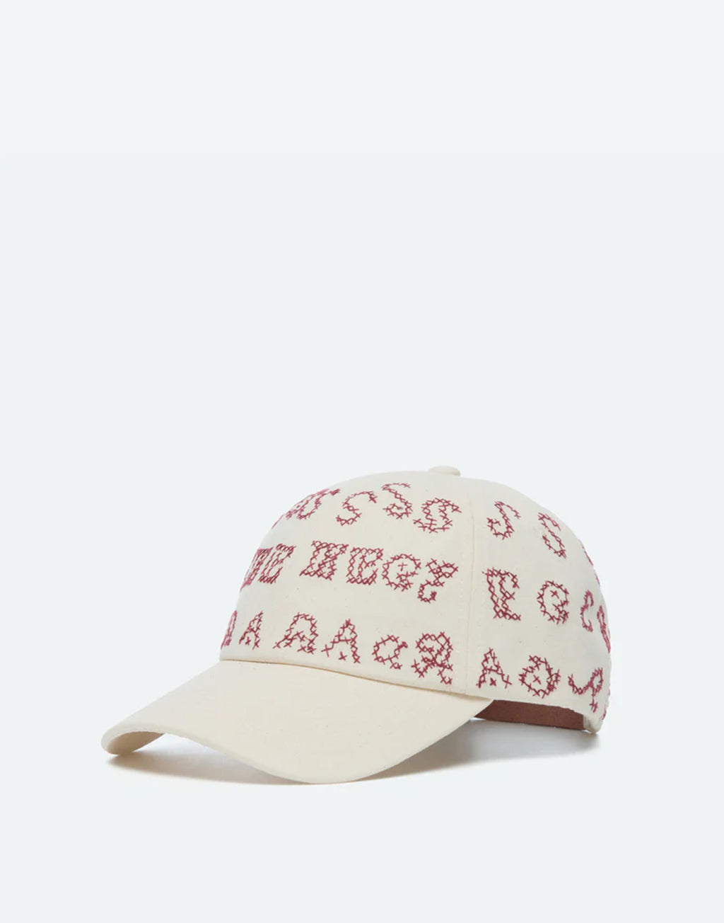 SEA NY Kit Cappello Ricamato in Cotone Cream