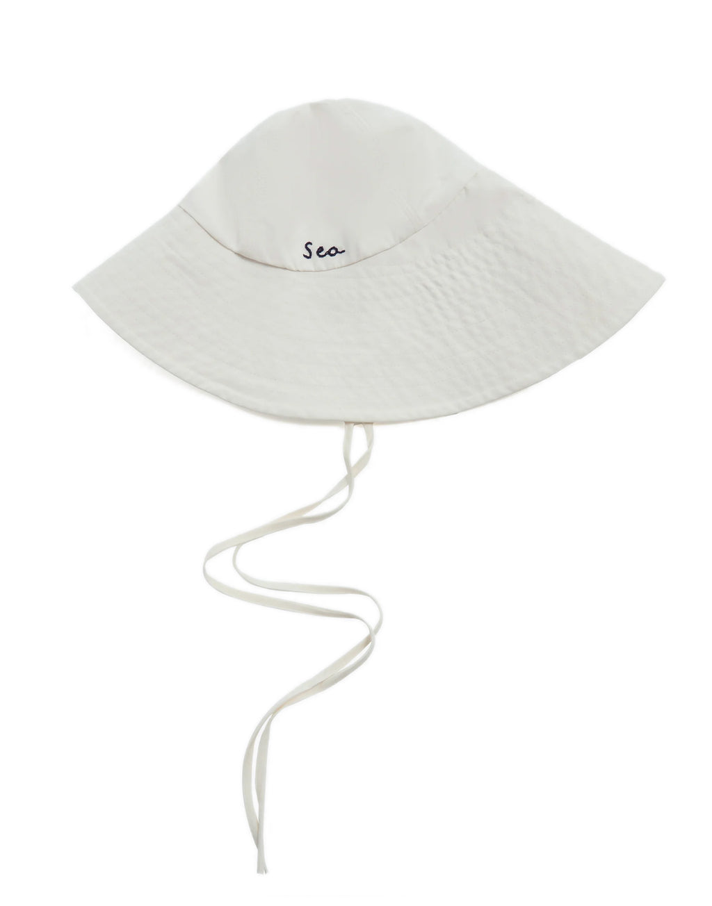 SEA NY Lois Cappello Oversize in Twill di Cotone Cream