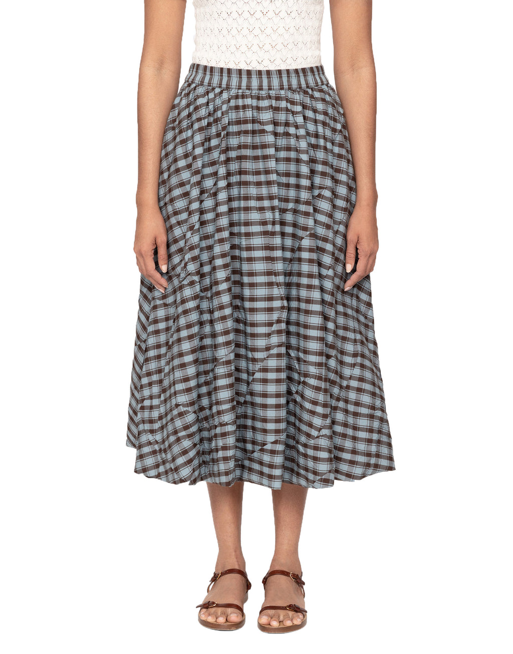 SEA NY Gonna Ophelia Midi a Quadri