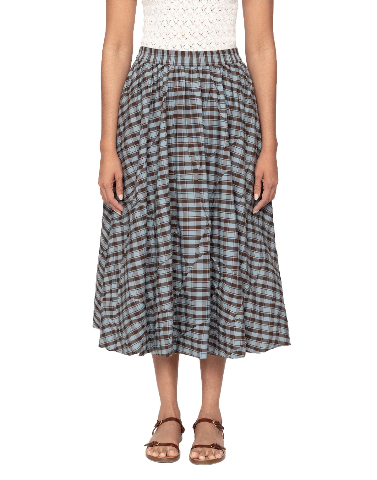 SEA NY Gonna Ophelia Midi a Quadri