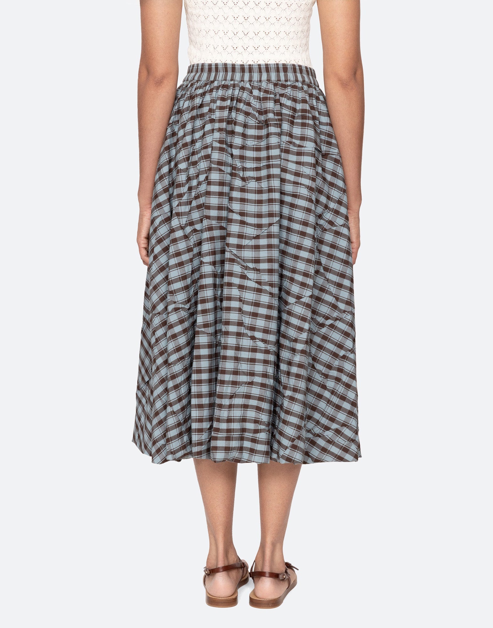 SEA NY Gonna Ophelia Midi a Quadri