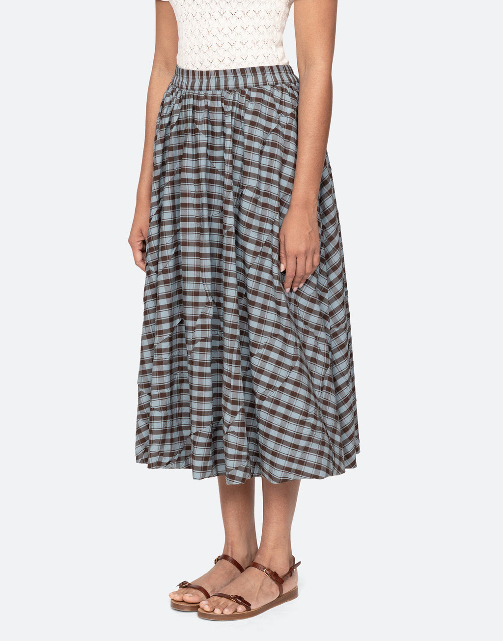 SEA NY Gonna Ophelia Midi a Quadri