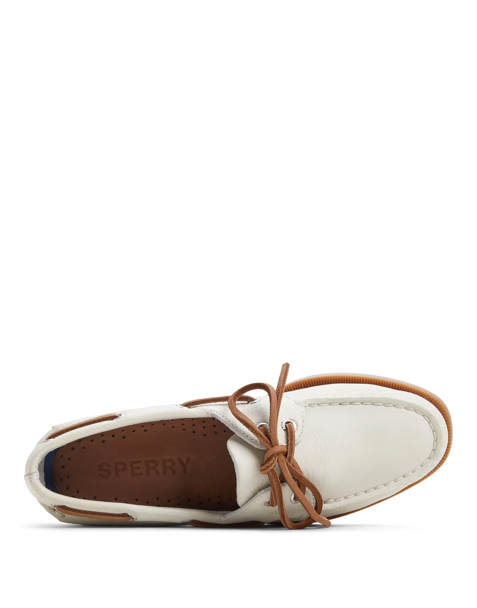SPERRY TOP-SIDER Scarpe Barca in Pelle Authentic Original™ 2-Eye White