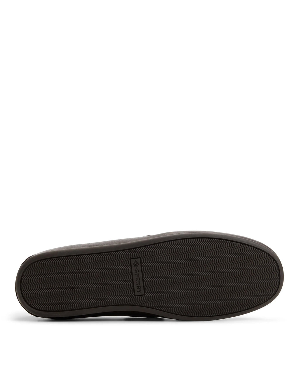 SPERRY TOP-SIDER Slim Boat Shoe in Pelle con Suola Antiscivolo Dark Brown
