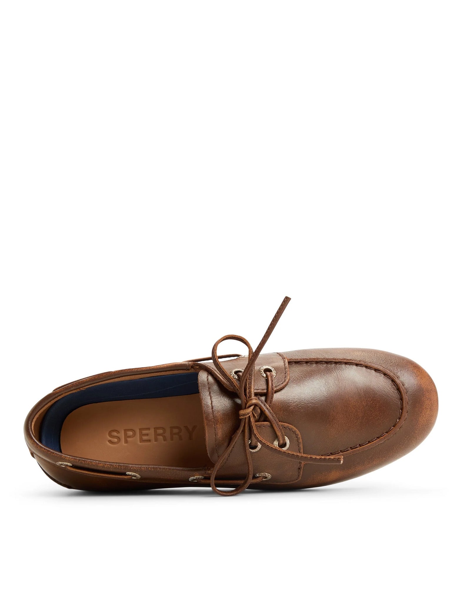 SPERRY TOP-SIDER Slim Boat Shoe in Pelle Tan