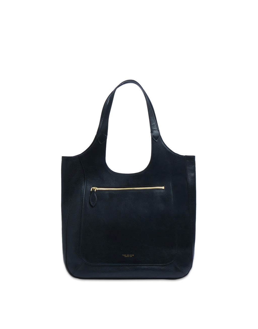 THE BRIDGE Luce Soft Borsa Hobo in Pelle Nera