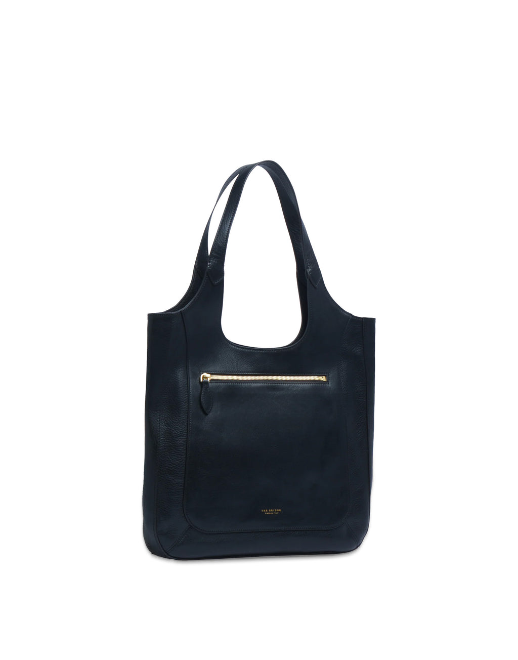 THE BRIDGE Luce Soft Borsa Hobo in Pelle Nera