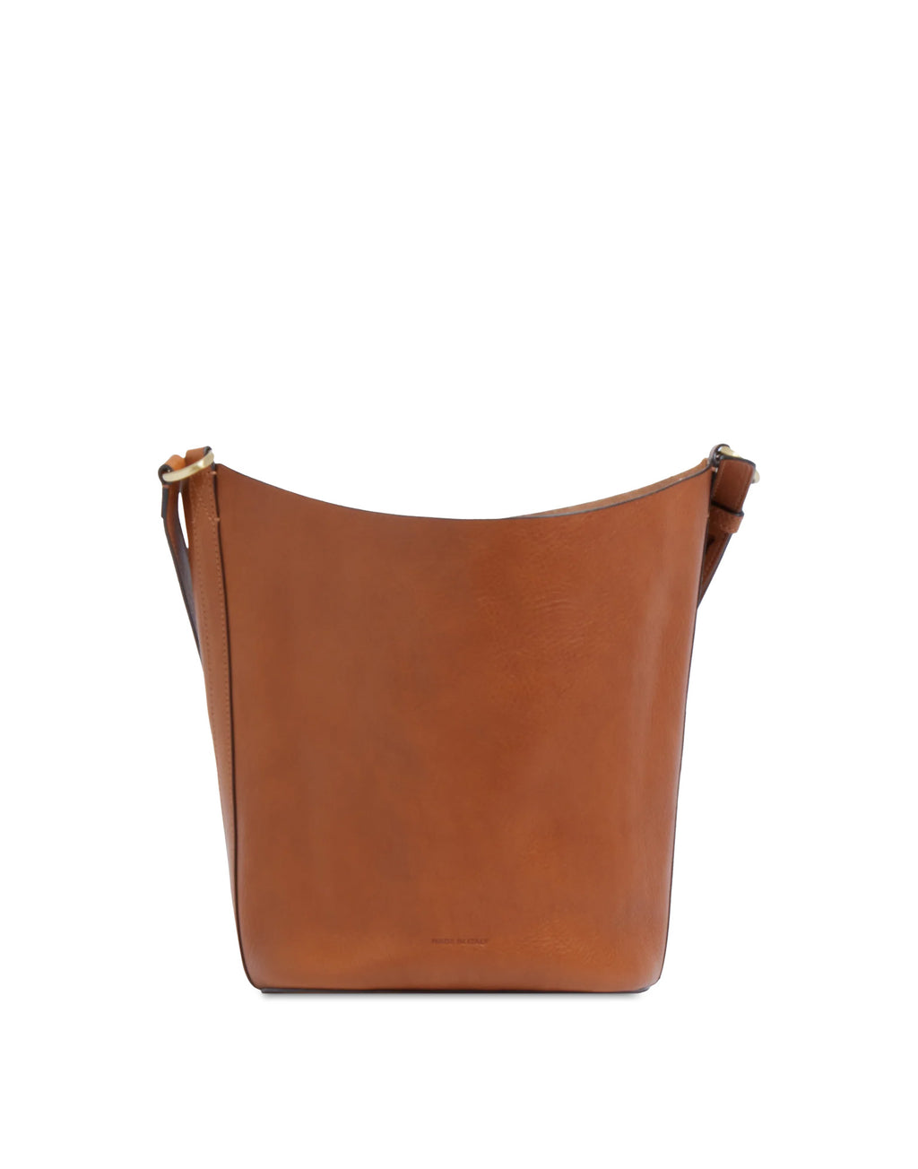 THE BRIDGE Luce Soft Borsa Secchiello in Pelle Cognac