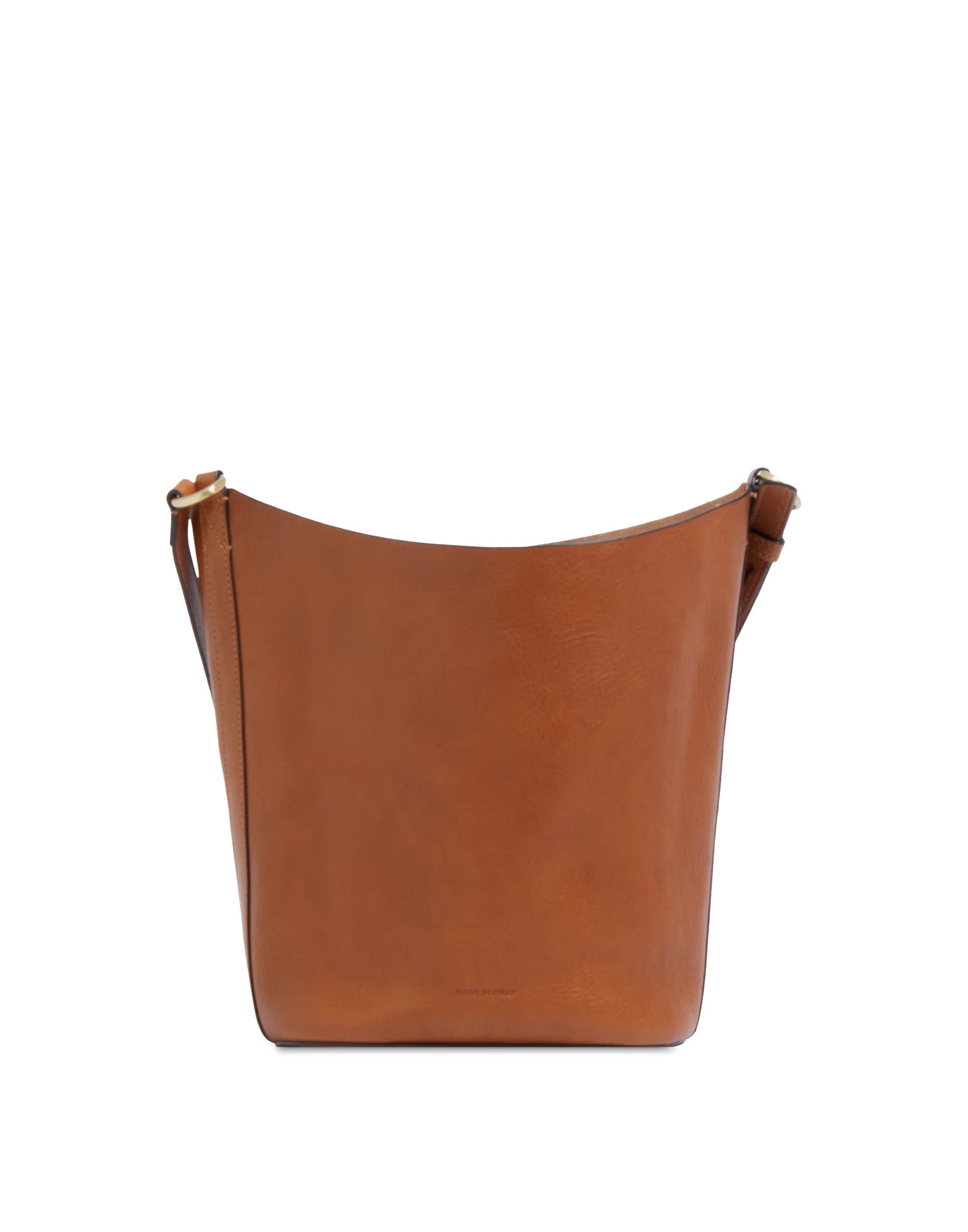 THE BRIDGE Luce Soft Borsa Secchiello in Pelle Cognac
