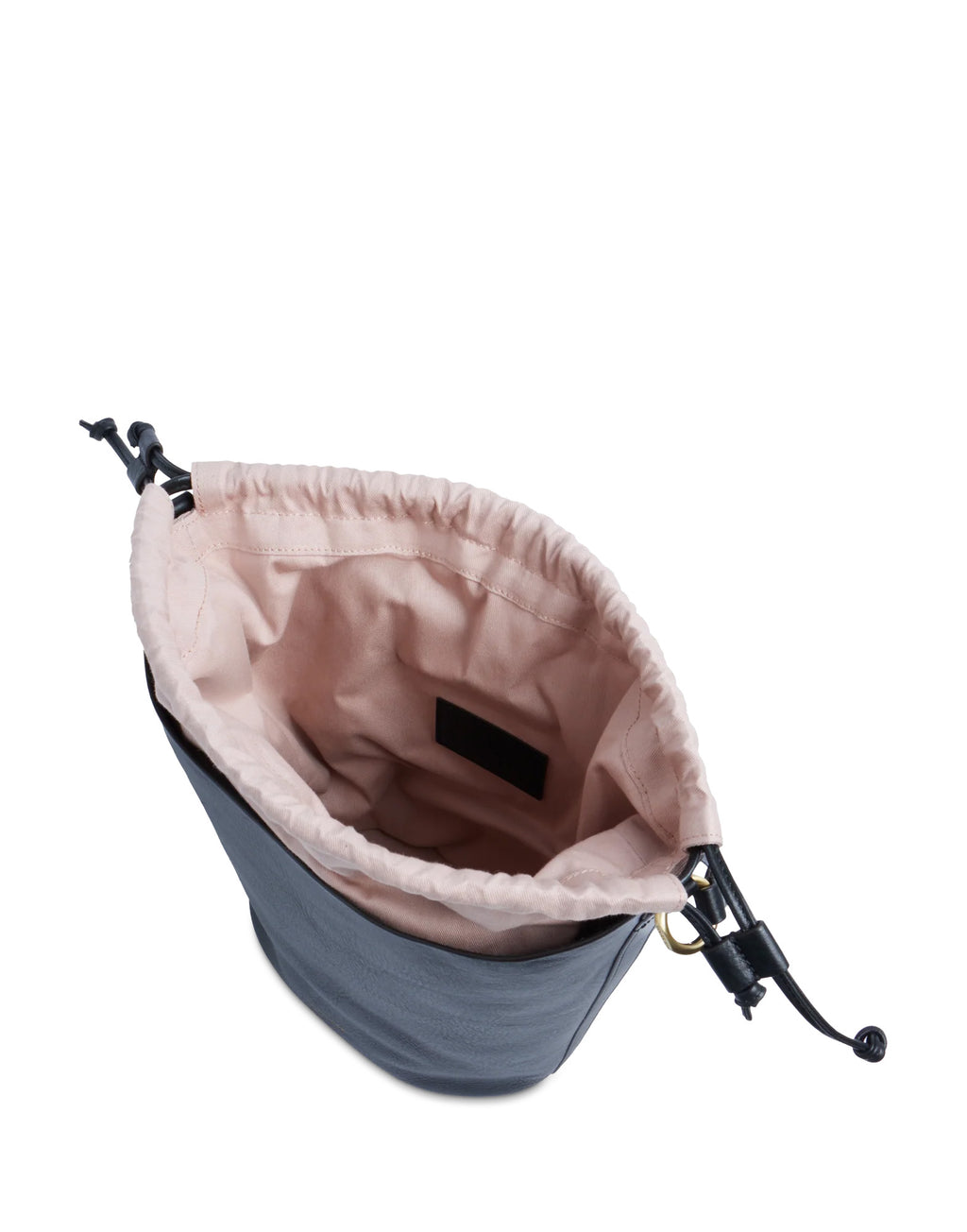 THE BRIDGE Luce Soft Borsa Secchiello in Pelle Nera