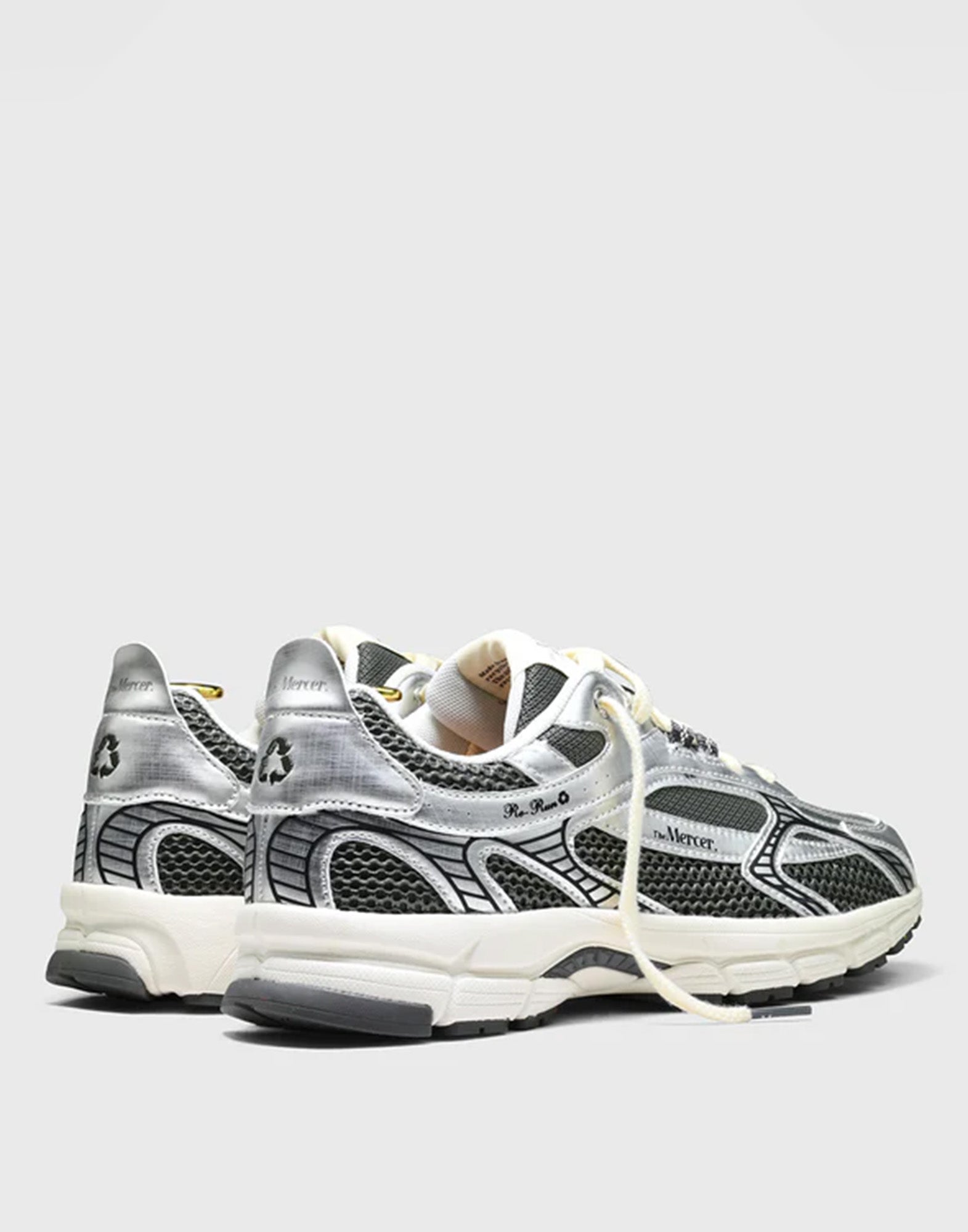 THE MERCER BRAND Re-Run Twin Mesh Sneakers Grey