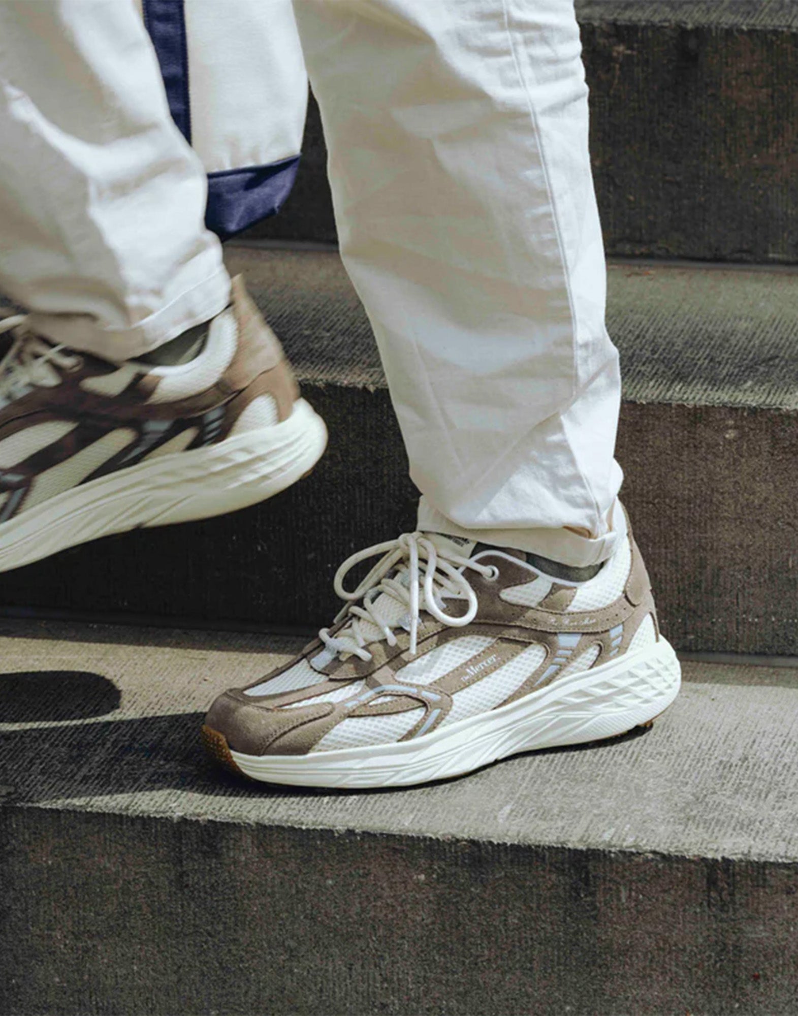 THE MERCER BRAND Re-Run Max Sneakers Grey/Taupe