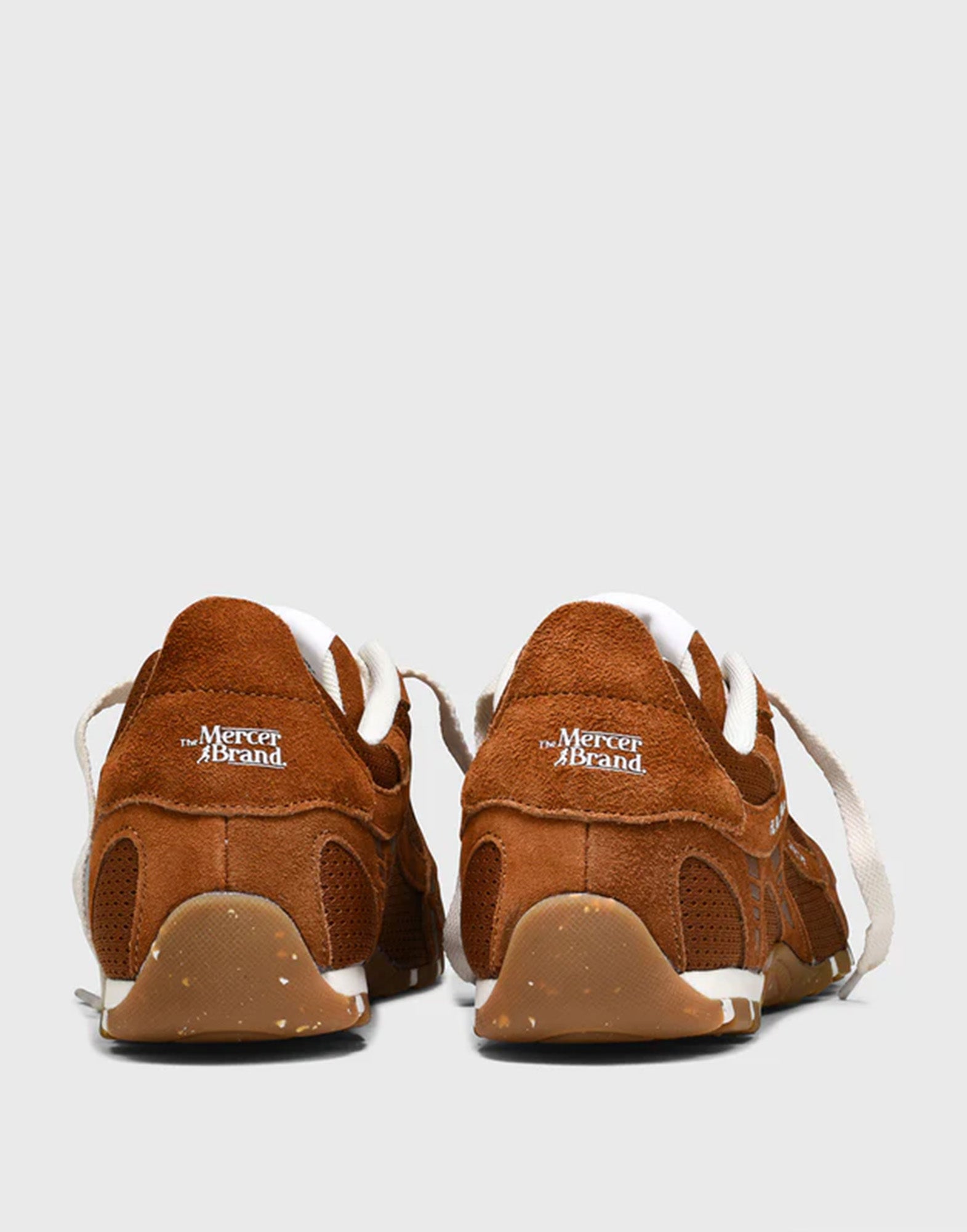 THE MERCER BRAND Re-Run Drive Sneakers in Suede e Mesh Brown