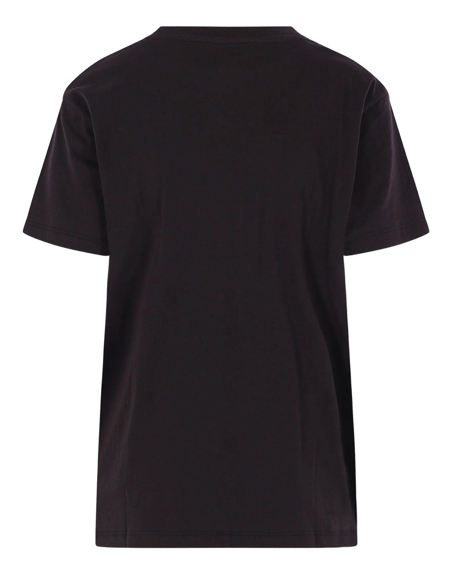 THIBAULT VAN DER STRAETE T-Shirt Girocollo in Pima Cotton Black