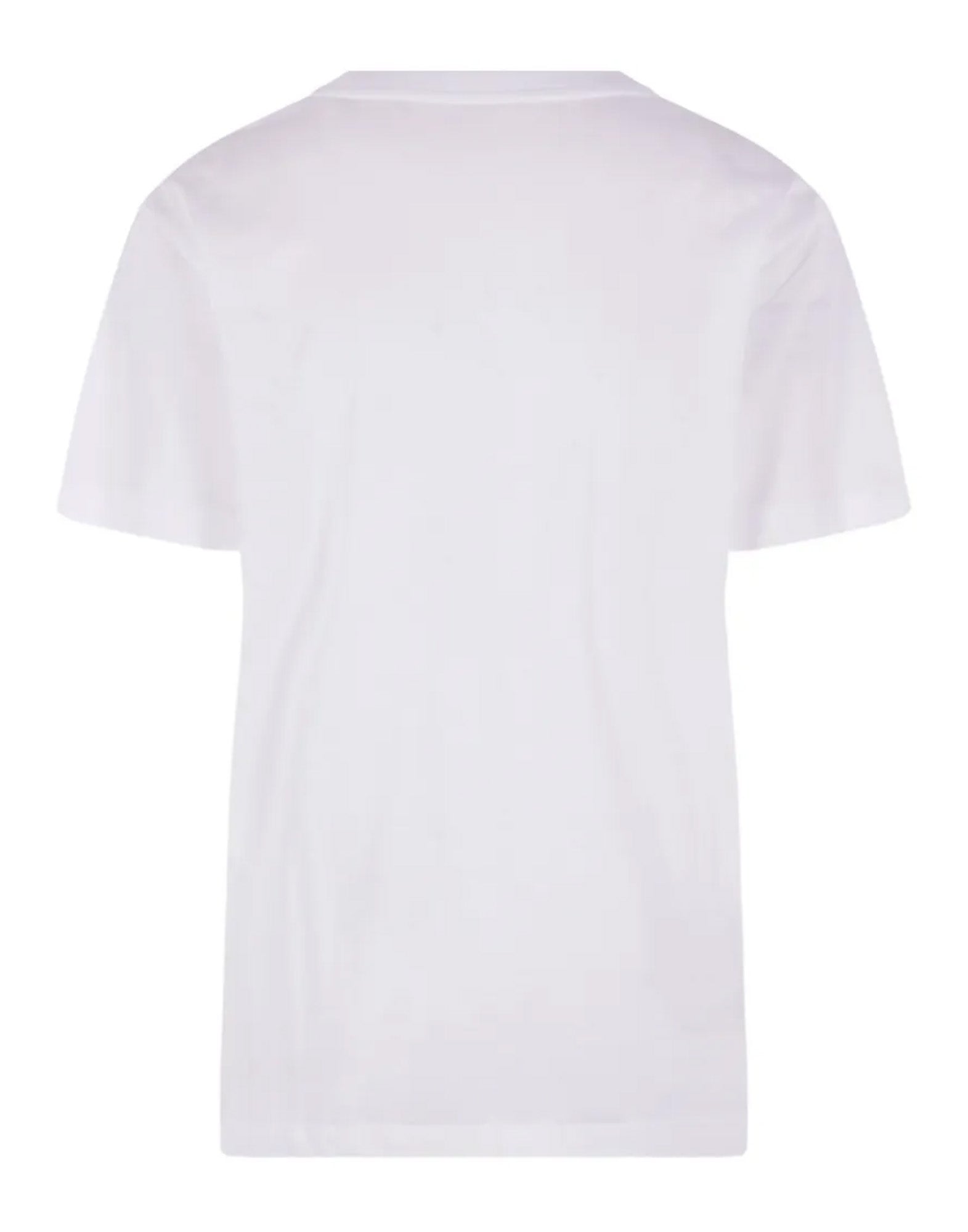 THIBAULT VAN DER STRAETE T-Shirt Girocollo in Pima Cotton White