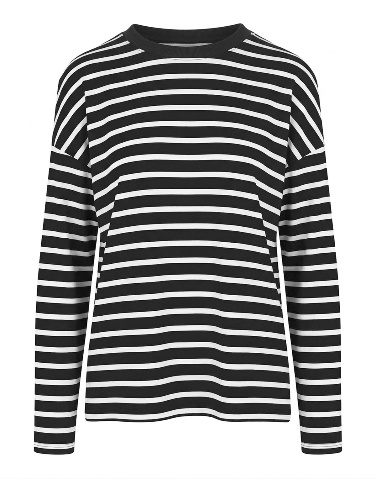 THIBAULT VAN DER STRAETE T-Shirt in Jersey di Cotone Pima White/Black