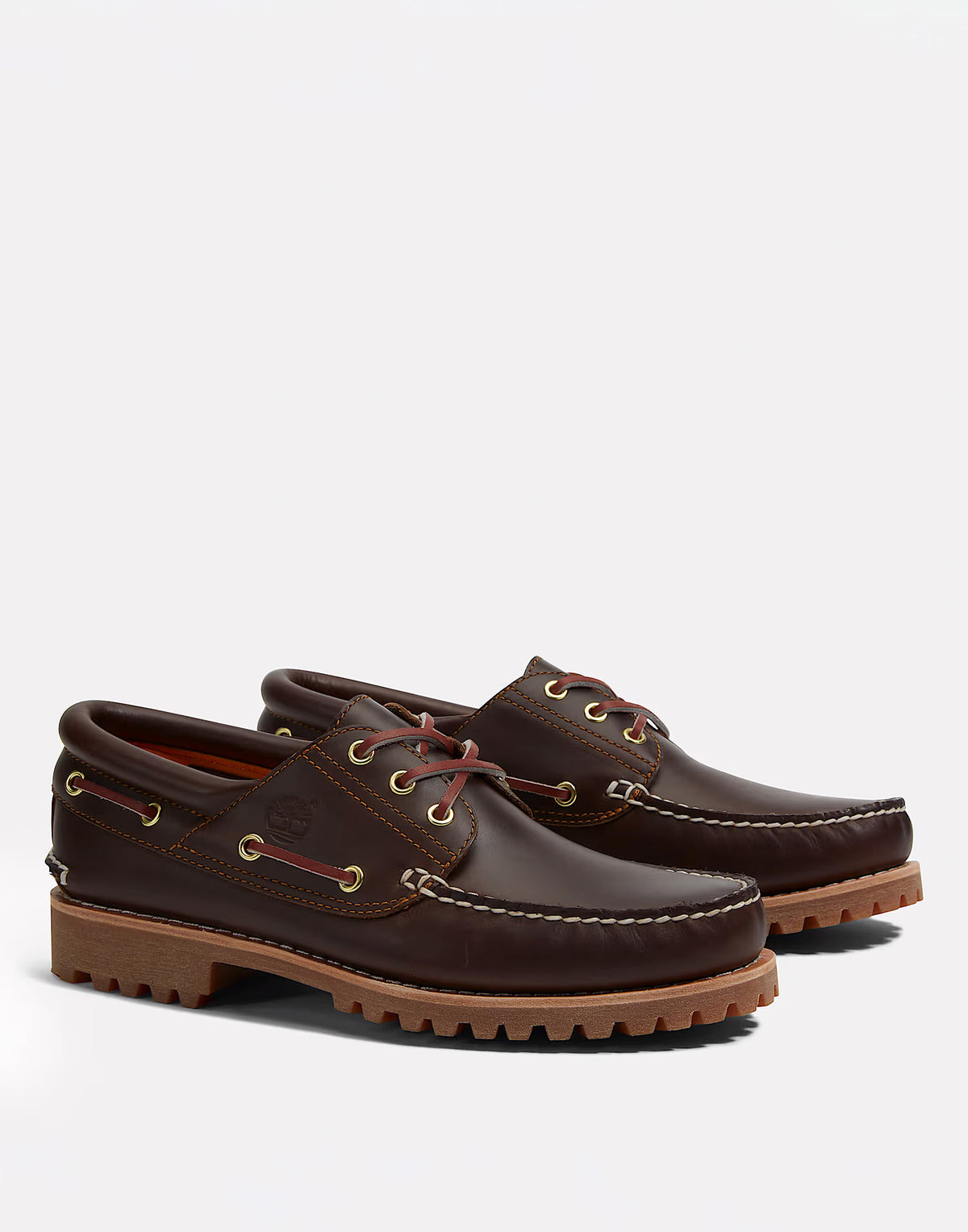 TIMBERLAND Authentic Uomo Brown – Scarpe da Barca in Pelle
