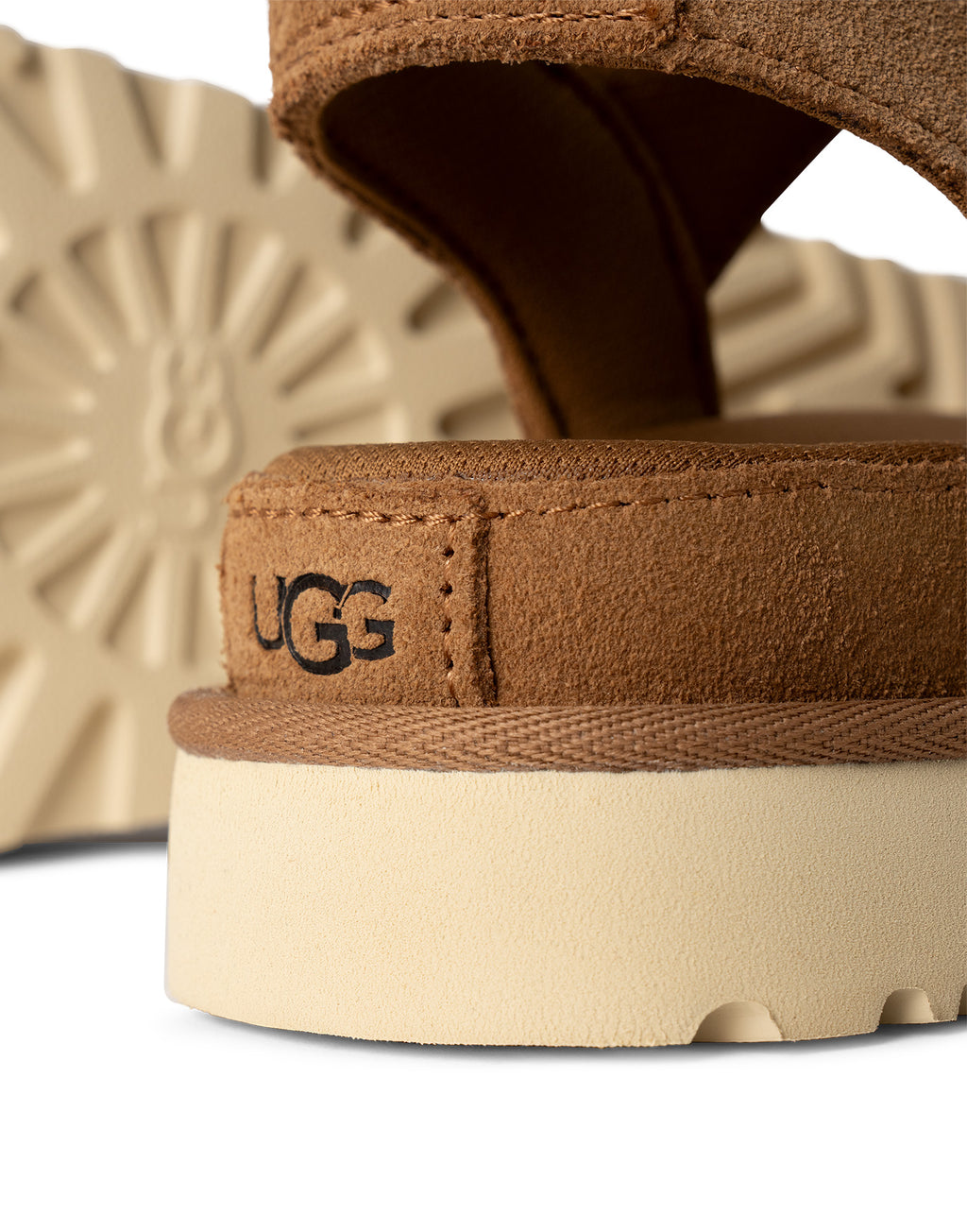 UGG Sandali Goldenstar in Camoscio Chestnut