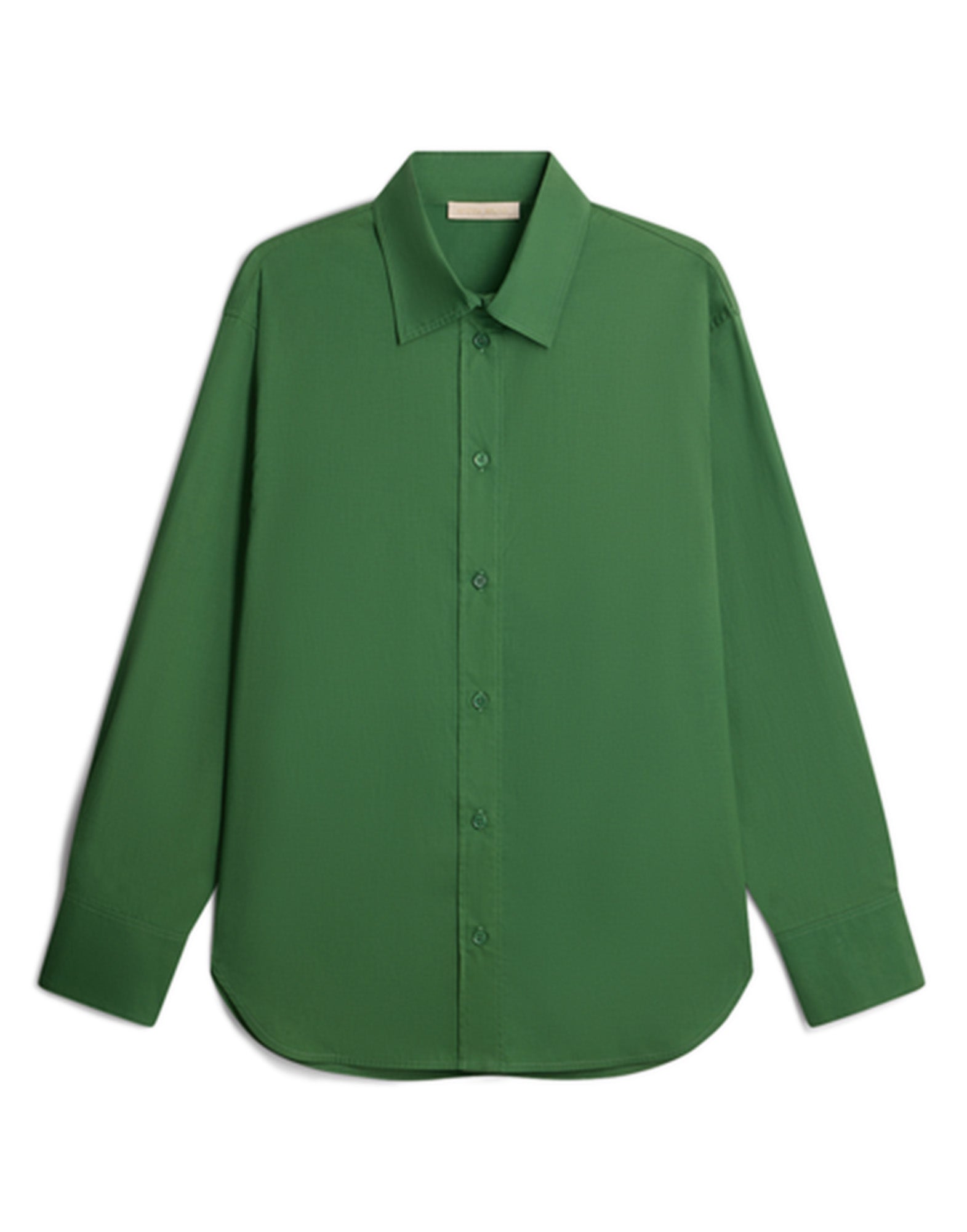 VANESSA BRUNO Georges Camicia a Righe in Cotone e Lyocell Olive