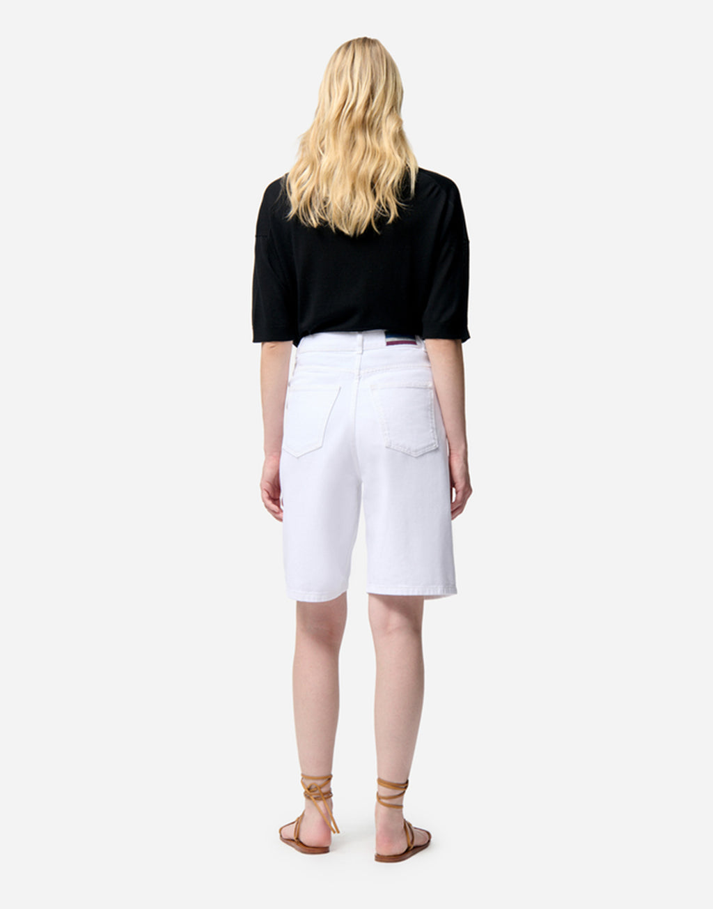 VANESSA BRUNO Bermuda Elouan in Cotone Ecru