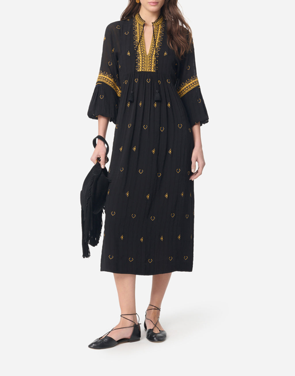 VANESSA BRUNO Abito Guapa in Viscosa Nero