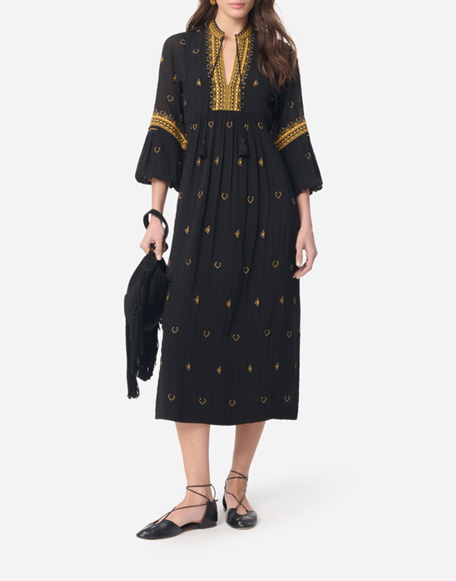 VANESSA BRUNO Abito Guapa in Viscosa Nero