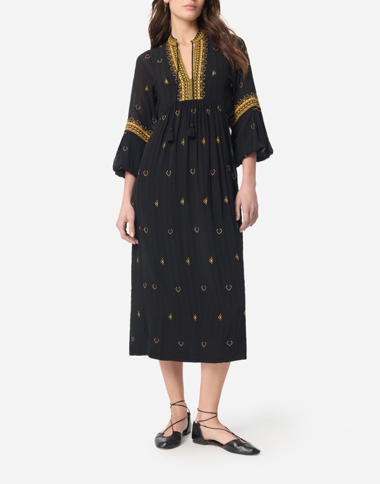 VANESSA BRUNO Abito Guapa in Viscosa Nero